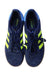 A Navy Sneakers from Adidas in size 11Y for boy. (Back View)