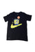A Black Short Sleeve T Shirts from Nike in size 13Y for boy. (Front View)
