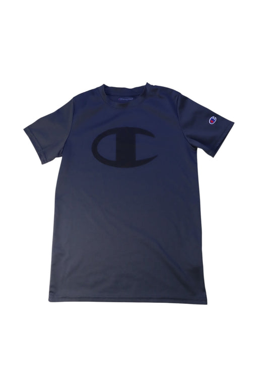 A Navy Short Sleeve T Shirts from Champion in size 12Y for boy. (Front View)