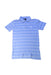 A Blue Short Sleeve Polos from Polo Ralph Lauren in size 12Y for boy. (Front View)