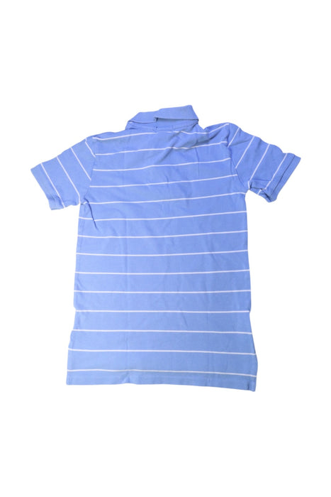 A Blue Short Sleeve Polos from Polo Ralph Lauren in size 12Y for boy. (Back View)