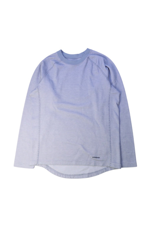 A Blue Long Sleeve T Shirts from Patagonia in size 10Y for neutral. (Front View)