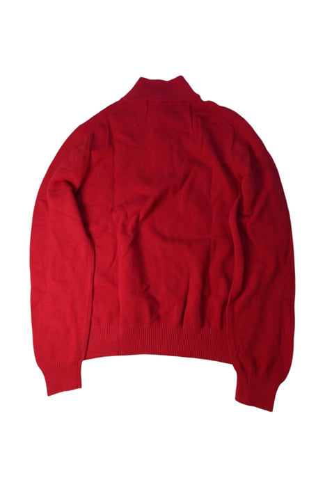 A Red Buttoned Sweatshirts from Brooks Brothers in size 14Y for boy. (Back View)