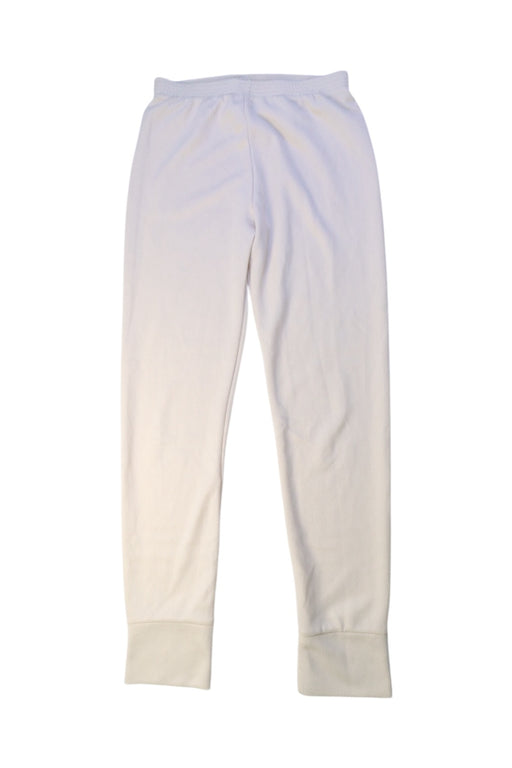 A White Sweatpants from L.L.Bean in size 10Y for boy. (Front View)