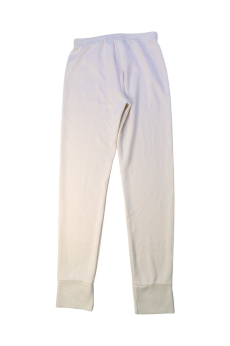A White Sweatpants from L.L.Bean in size 10Y for boy. (Back View)