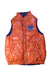 A Orange Outerwear Vests from Miki House in size 12Y for neutral. (Front View)