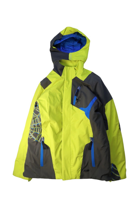 A Multicolour Ski Jackets from Spyder in size 14Y for neutral. (Front View)