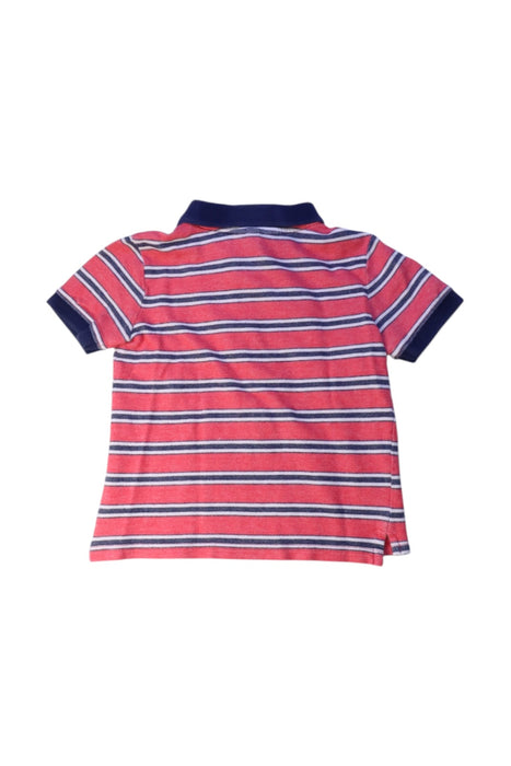 A Red Short Sleeve Polos from Janie & Jack in size 4T for boy. (Back View)