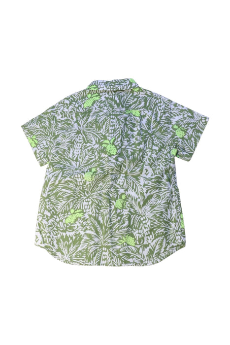 A Green Short Sleeve Shirts from Crewcuts in size 2T for boy. (Back View)