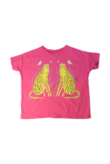 A Pink Short Sleeve T Shirts from Gucci in size 6T for girl. (Front View)