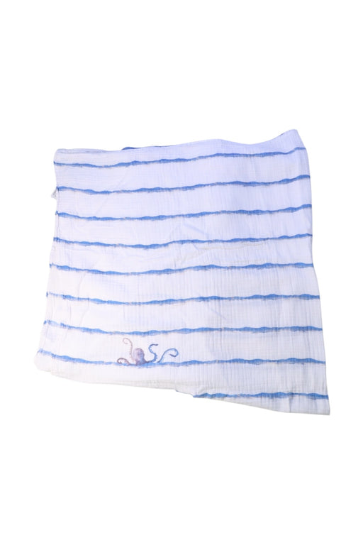 A White Blankets from Malabar Baby in size O/S for neutral. (Front View)