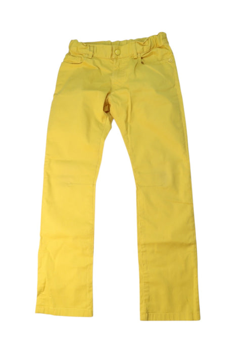 A Yellow Casual Pants from Dior in size 8Y for boy. (Front View)