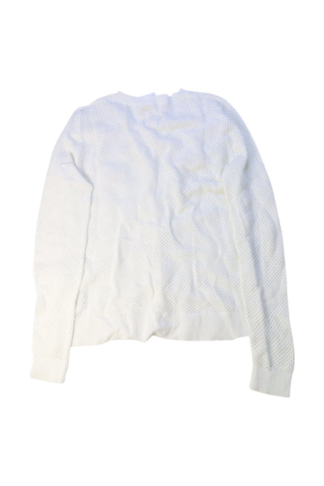 A White Cardigans from Chloe in size 10Y for girl. (Back View)