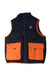 A Navy Outerwear Vests from Air Jordan in size 10Y for neutral. (Front View)