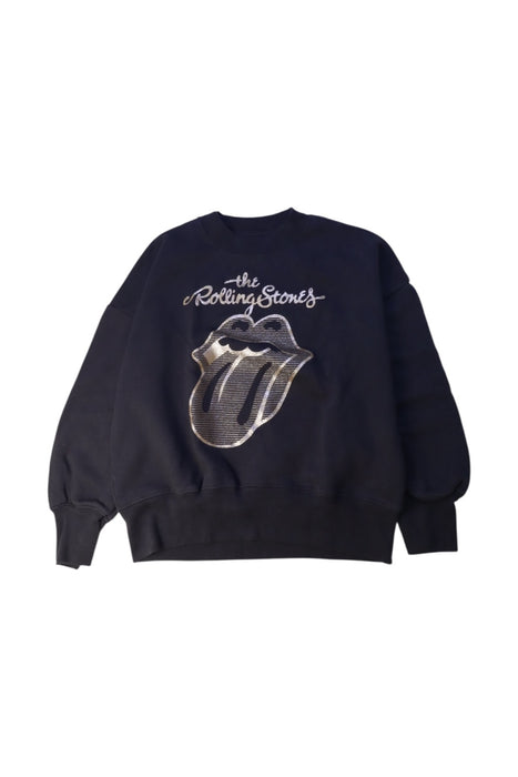 A Black Crewneck Sweatshirts from Abercrombie & Fitch in size 9Y for neutral. (Front View)