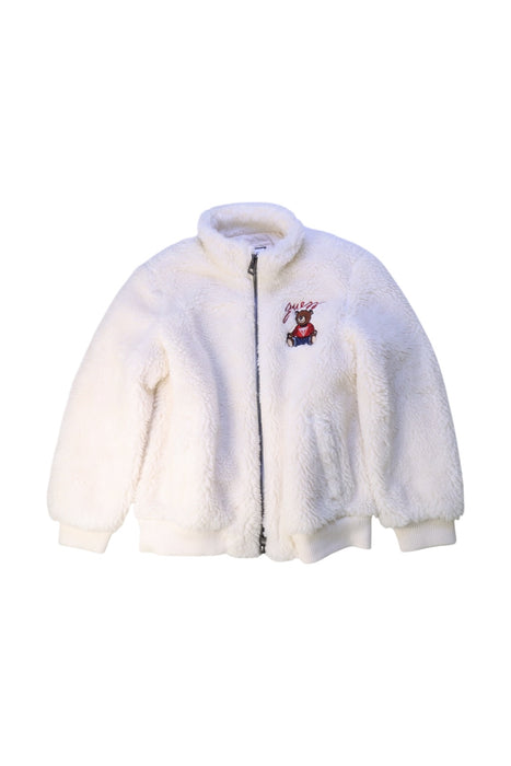 A White Lightweight Jackets from Guess in size 10Y for girl. (Front View)