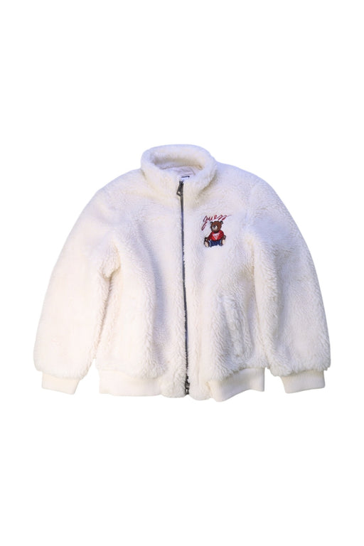 A White Lightweight Jackets from Guess in size 10Y for girl. (Front View)