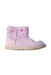 A Pink Booties from UGG in size 7Y for girl. (Front View)
