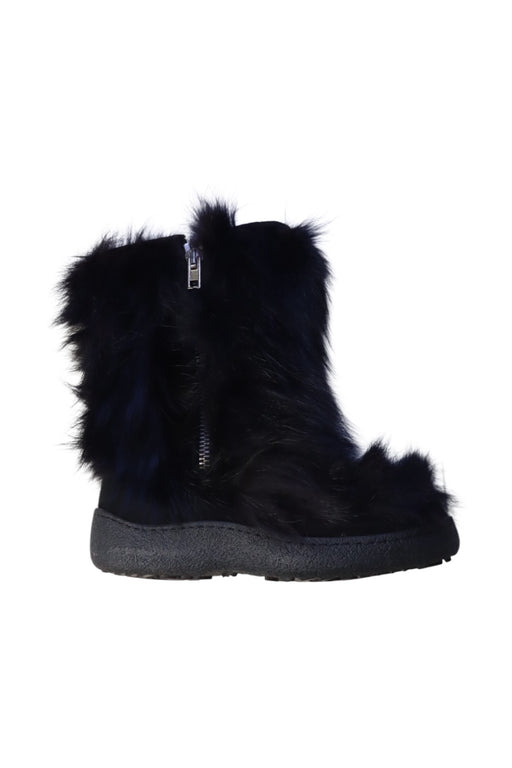 A Black Winter Boots from Diavolezza in size 11Y for girl. (Front View)