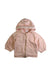 A Pink Zippered Sweatshirts from Chloe in size 6-12M for girl. (Front View)