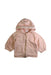 A Pink Zippered Sweatshirts from Chloe in size 6-12M for girl. (Front View)