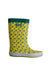 A Yellow Rain Boots from Aigle in size 3T for neutral. (Front View)