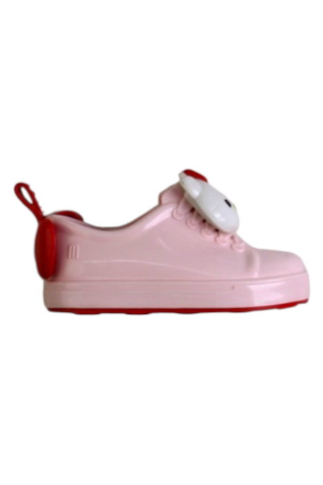 A Pink Sneakers from Mini Melissa in size 18-24M for girl. (Front View)
