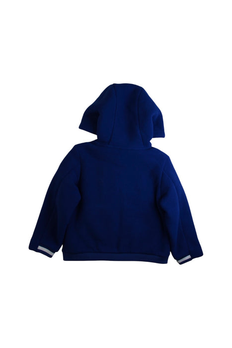 A Blue Lightweight Jackets from Jacadi in size 4T for boy. (Back View)