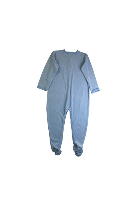 A Blue Onesies from Petit Bateau in size 2T for boy. (Back View)
