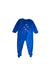 A Blue Onesies from Petit Bateau in size 2T for boy. (Front View)