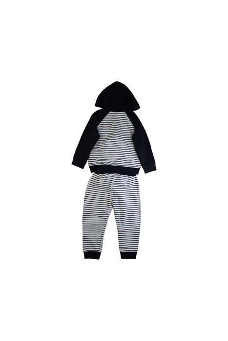 A Navy Pants Sets from Petit Bateau in size 3T for boy. (Back View)