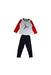 A Multicolour Pants Sets from Petit Bateau in size 5T for boy. (Front View)
