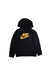 A Black Hooded Sweatshirts from Nike in size 12Y for boy. (Front View)
