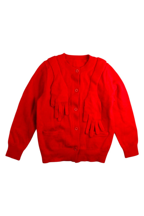 A Red Cardigans from jnby by JNBY in size 4T for girl. (Front View)