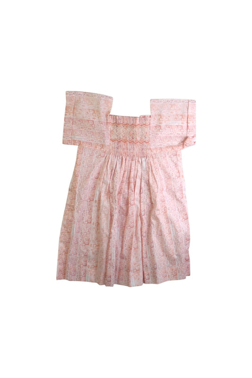 A Pink Short Sleeve Dresses from Bonpoint in size 12-18M for girl. (Front View)