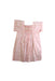 A Pink Short Sleeve Dresses from Bonpoint in size 12-18M for girl. (Front View)