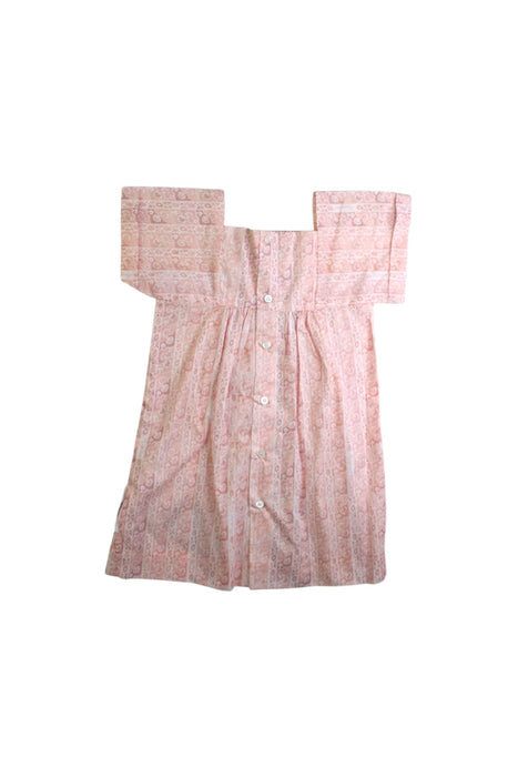 A Pink Short Sleeve Dresses from Bonpoint in size 12-18M for girl. (Back View)