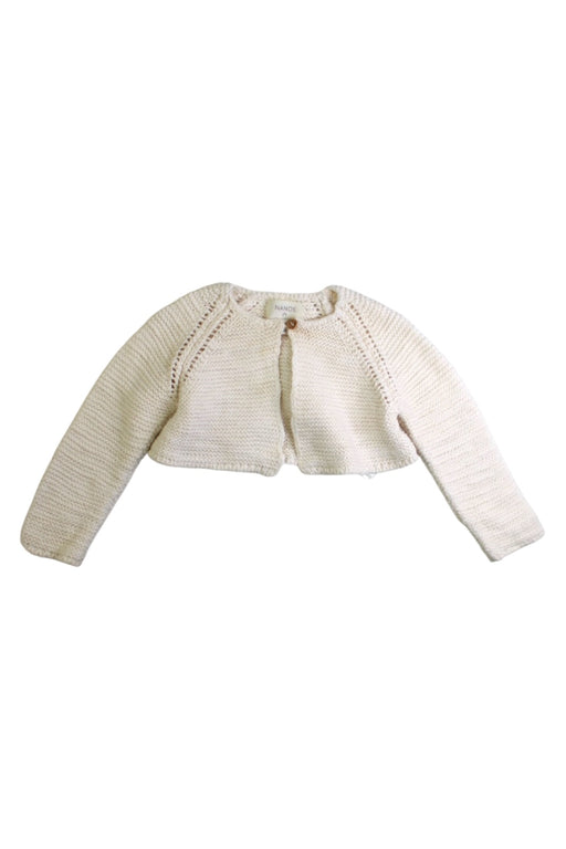 A Ivory Cardigans from Nanos in size 6-12M for girl. (Front View)