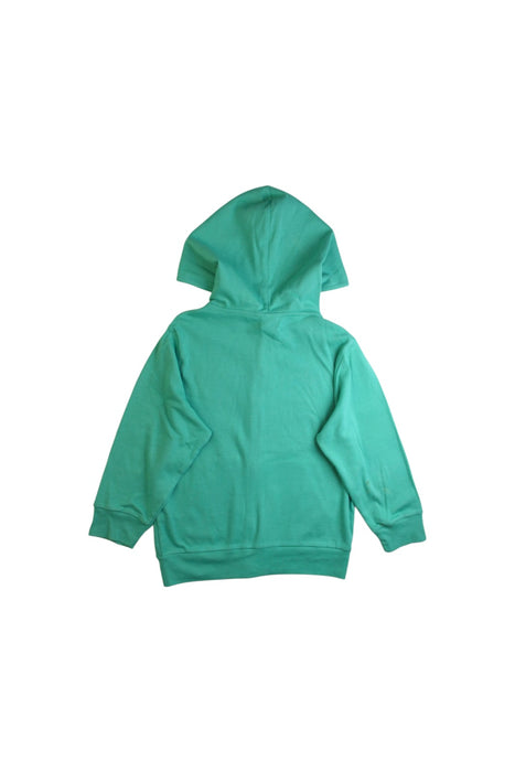 A Green Zippered Sweatshirts from Petit Bateau in size 4T for boy. (Back View)