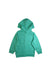 A Green Zippered Sweatshirts from Petit Bateau in size 4T for boy. (Back View)