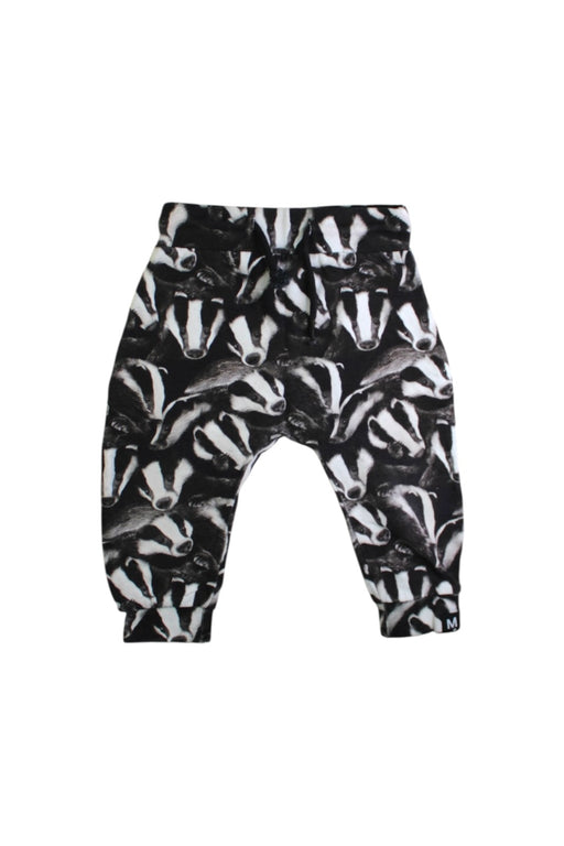 A Black Casual Pants from Molo in size 12-18M for boy. (Front View)