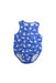 A Blue Sleeveless Rompers from purebaby in size 3-6M for boy. (Front View)