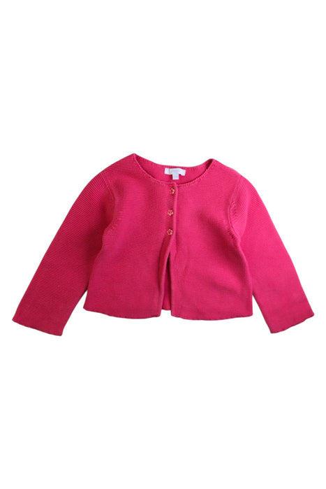 A Pink Cardigans from Jacadi in size 2T for girl. (Front View)