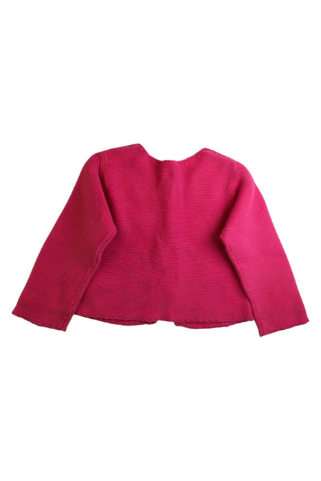 A Pink Cardigans from Jacadi in size 2T for girl. (Back View)