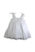 A White Sleeveless Dresses from Fina Ejerique in size 3T for girl. (Front View)