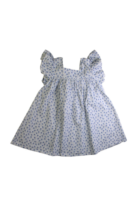 A Blue Sleeveless Dresses from Fina Ejerique in size 3T for girl. (Front View)
