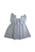 A Blue Sleeveless Dresses from Fina Ejerique in size 3T for girl. (Back View)