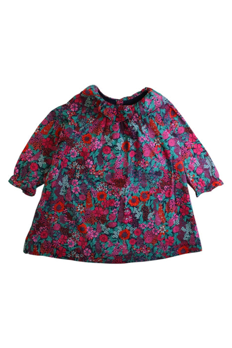 A Multicolour Long Sleeve Dresses from Jacadi in size 6-12M for girl. (Front View)