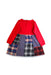 A Multicolour Long Sleeve Dresses from Miki House in size 5T for girl. (Back View)