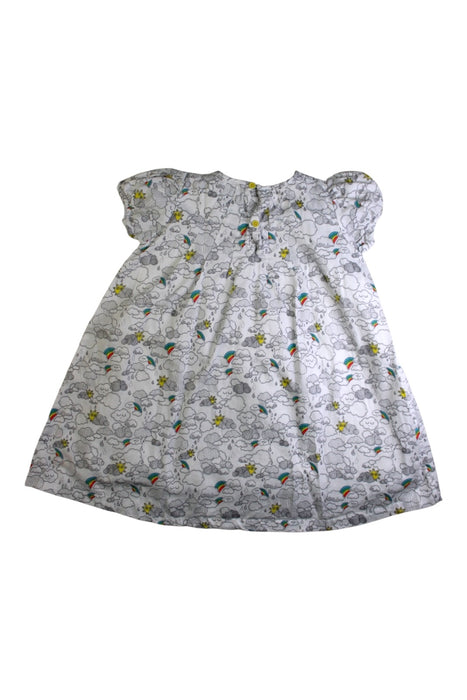 A Multicolour Short Sleeve Dresses from Bonnie Baby in size 2T for girl. (Back View)